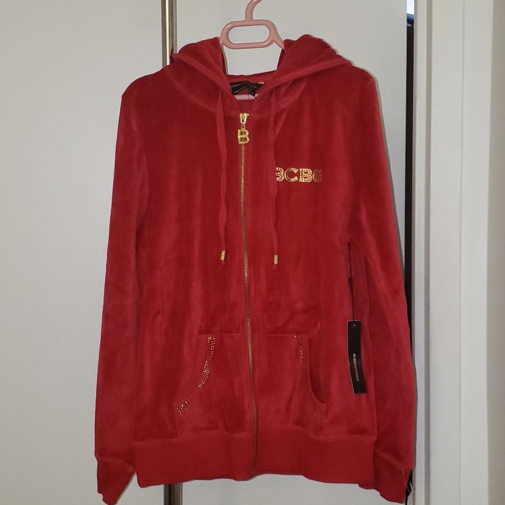 BCBG Tango Red Sweater